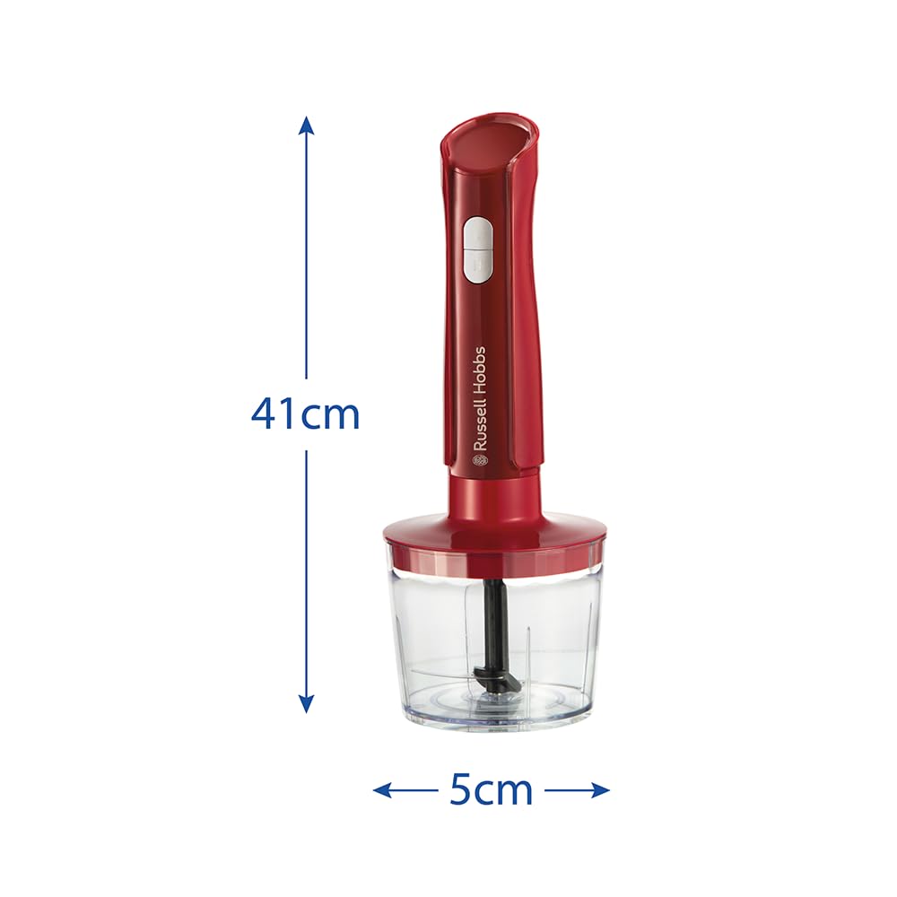 Russell Hobbs Desire 3-in-1 Stabmixer – mit Zerkleinerer, Schneebesen & Messbecher