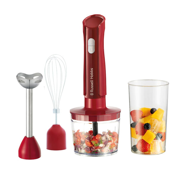 Russell Hobbs Desire 3-in-1 Stabmixer – mit Zerkleinerer, Schneebesen & Messbecher