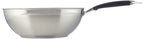 Edelstahl-Wok 28 cm mit Antihaftbeschichtung – induktionsgeeignet
