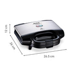 Tefal Sandwichmaker SM1552 – 700 W, antihaftbeschichtet
