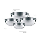 WMF Gourmet Schüsselset 4-teilig – Cromargan Edelstahl