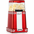 Gadgy Popcornmaschine Heißluft – 1200 W, ölfrei, Retro Rot