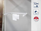 Leifheit Wandtrockner Telegant 72 Protect – 7,2 m Leine, innen & außen