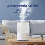 Luftbefeuchter 3 L mit Top-Fill – Aroma-Diffuser, Timer, flüsterleise