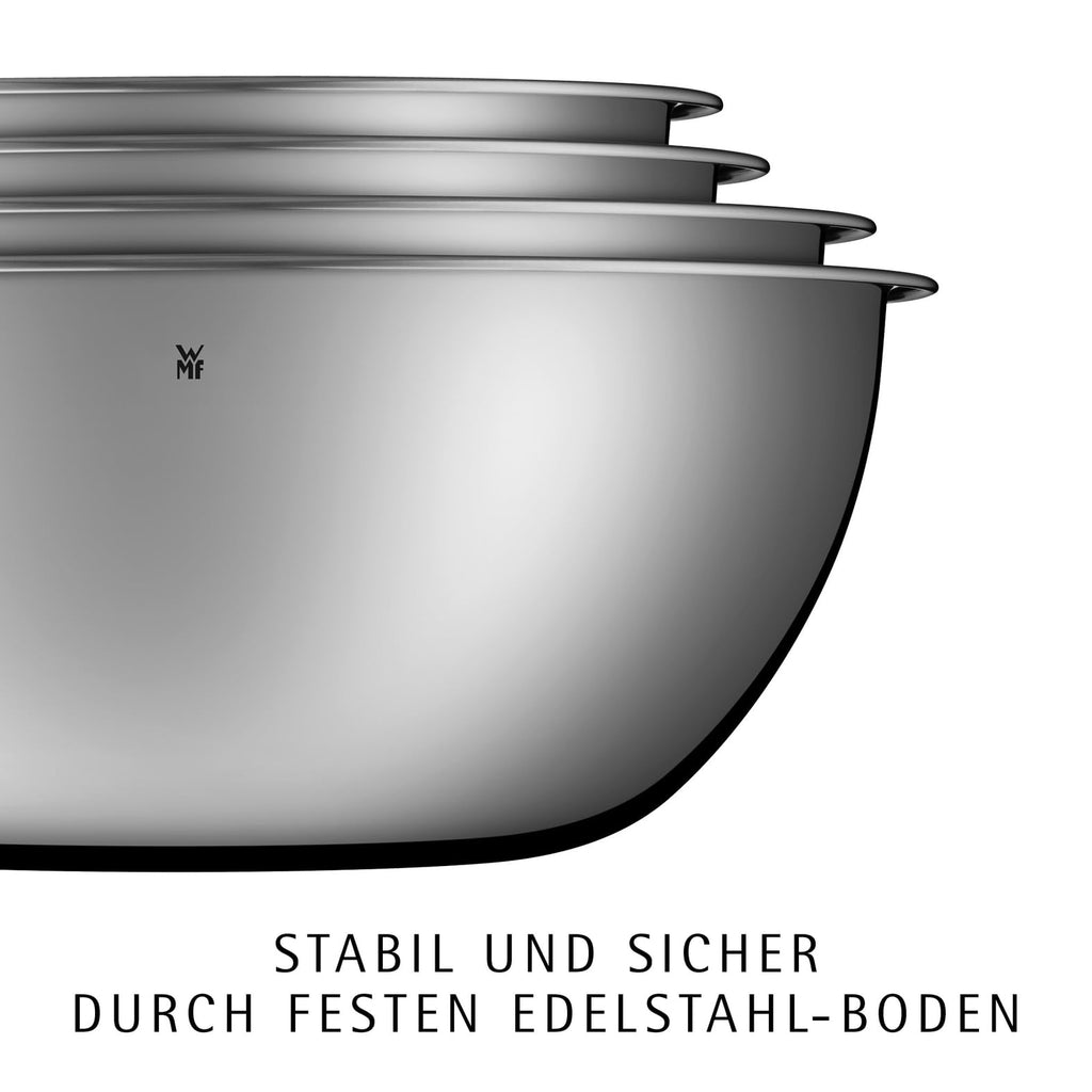 WMF Gourmet Schüsselset 4-teilig – Cromargan Edelstahl