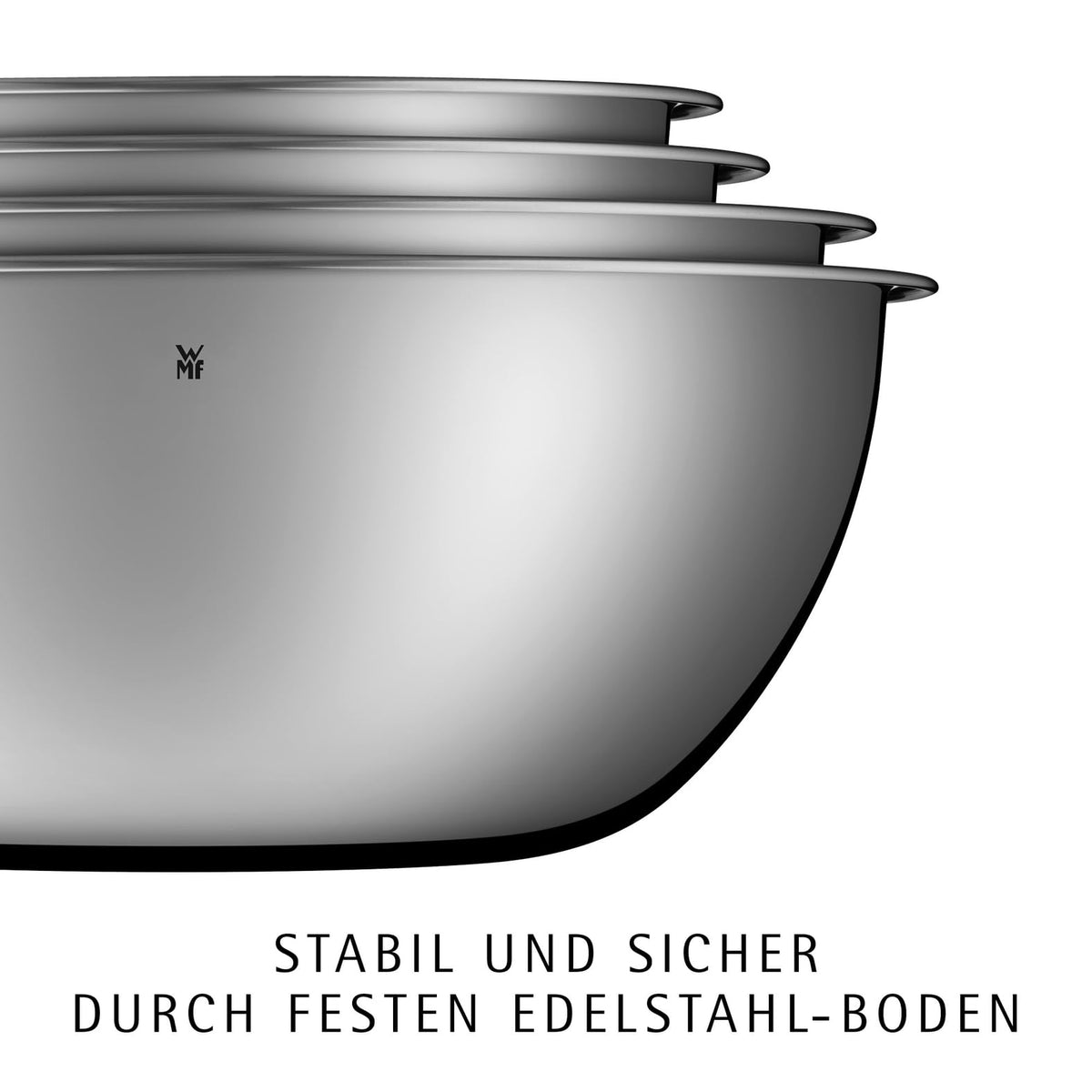 WMF Gourmet Schüsselset 4-teilig – Cromargan Edelstahl