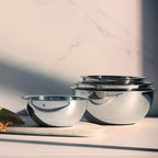 WMF Gourmet Schüsselset 4-teilig – Cromargan Edelstahl
