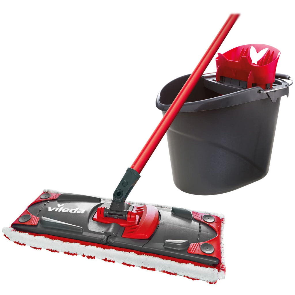 Vileda 2-in-1 Wischmopp Komplettset mit Eimer