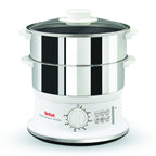Tefal Dampfgarer VC1451 – 6 L, 2 Edelstahl-Behälter, Timer