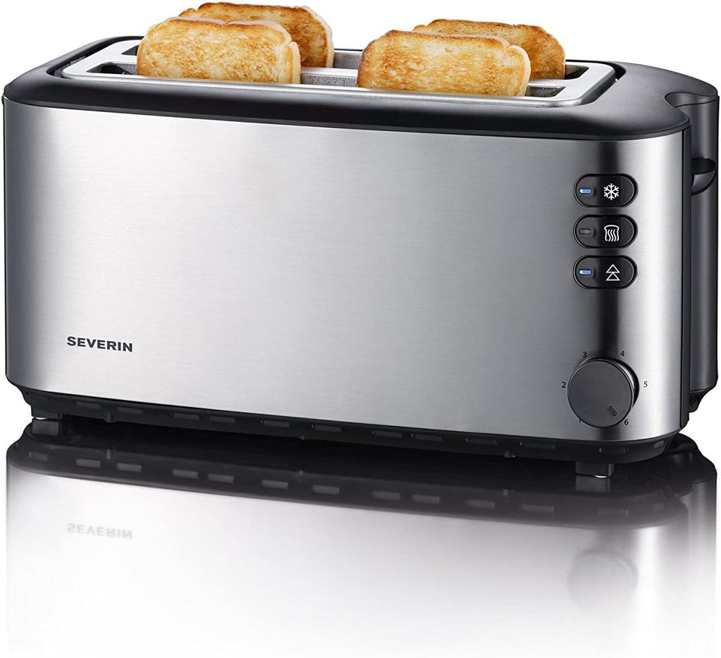 Severin Doppel-Langschlitztoaster AT 2509 mit Brötchenaufsatz