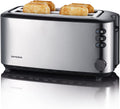 Severin Doppel-Langschlitztoaster AT 2509 mit Brötchenaufsatz