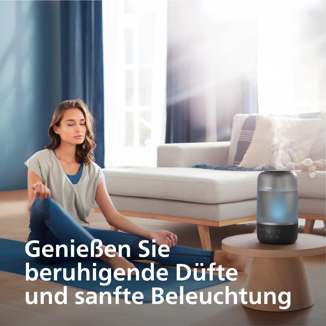 Philips Smart Luftbefeuchter für Räume bis 41 m² – mit Air+ App