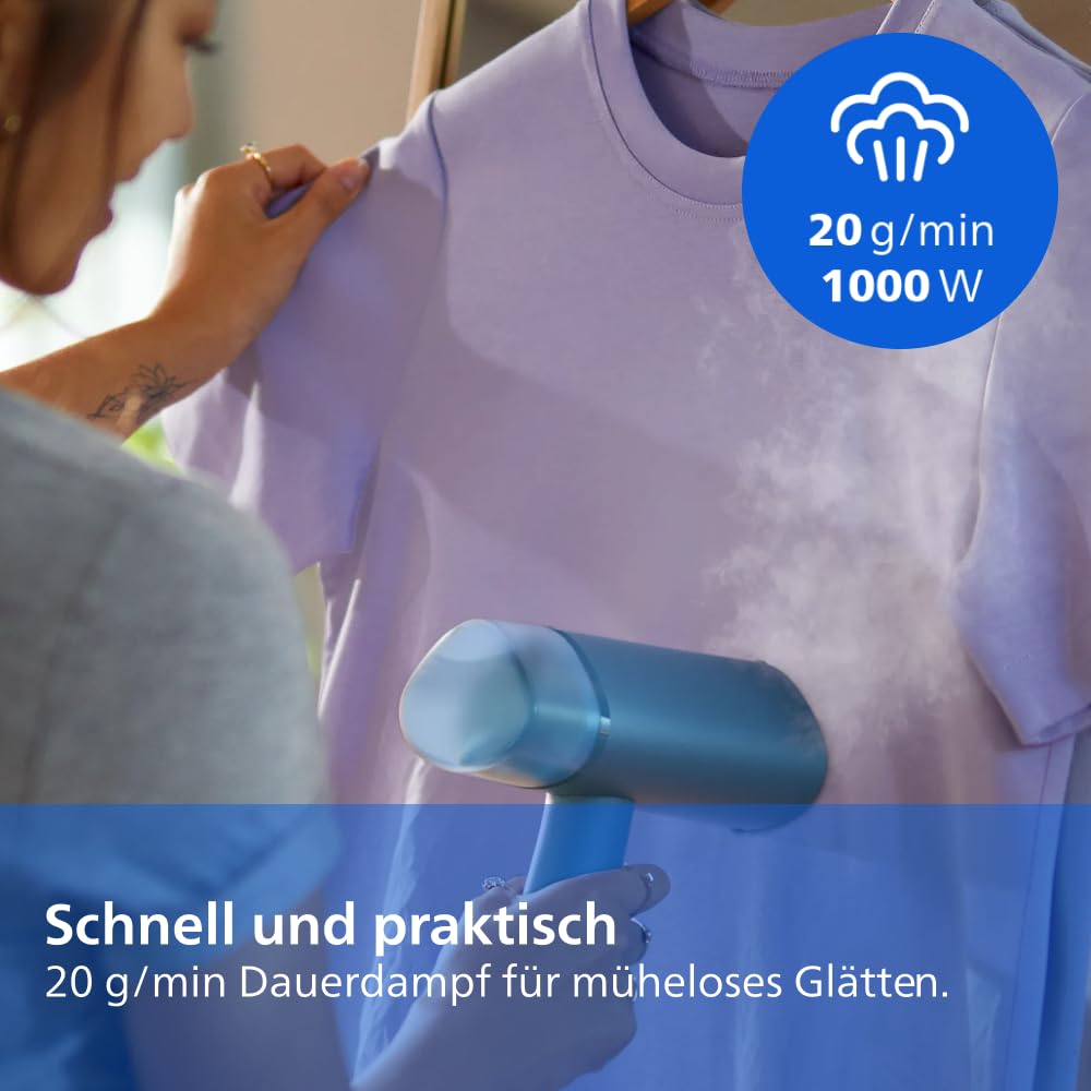 Philips Steamer 3000 Serie – Hand-Dampfglätter, 1000 W