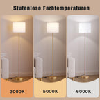 Stehlampe dimmbar mit Fernbedienung – 5 Lichtfarben