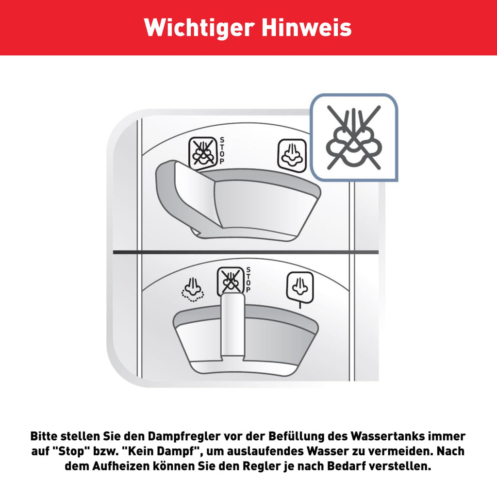 Tefal Easygliss Eco Dampfbügeleisen – 2800 W, Made in France
