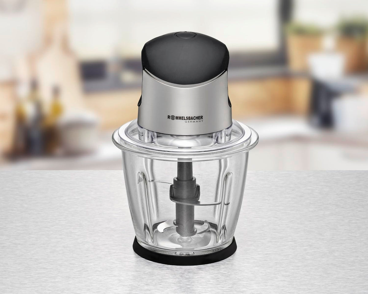Rommelsbacher Multizerkleinerer mit Glasbehälter – 1 bis 2,7 L