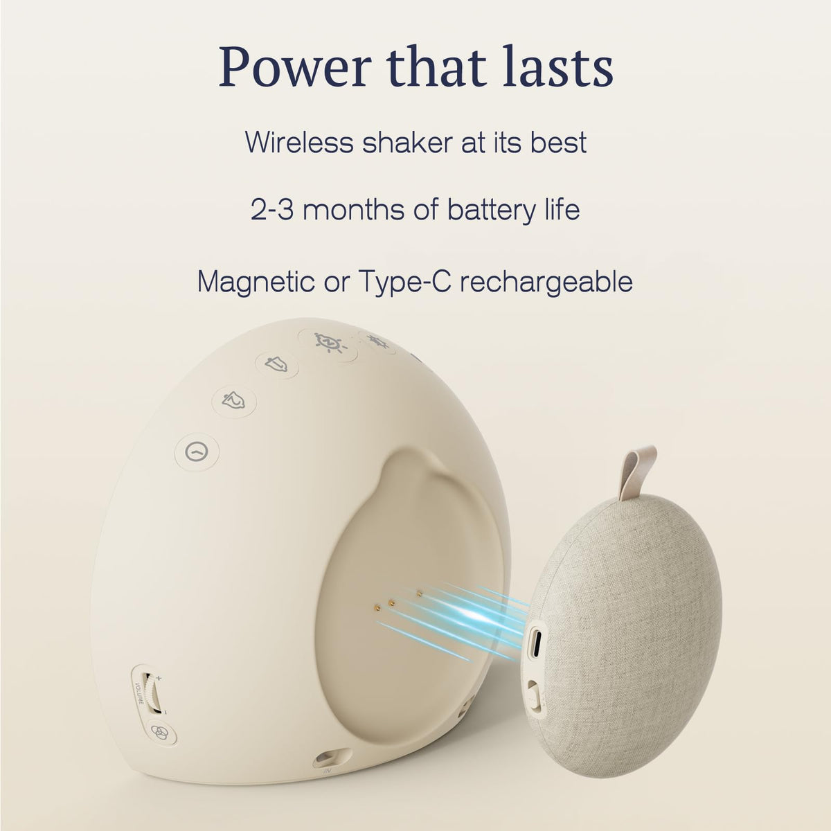 Extra lauter Wecker mit Vibrationskissen & Lichtwecker