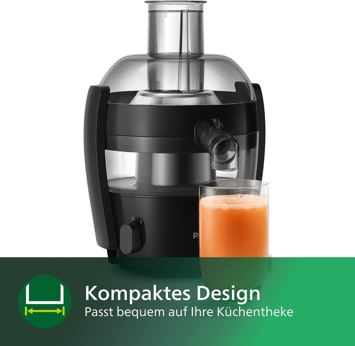Philips Viva Entsafter HR1832 – 500 W, 1,5 L