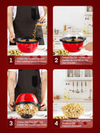 Popcornmaschine 3,5 L für Zuhause