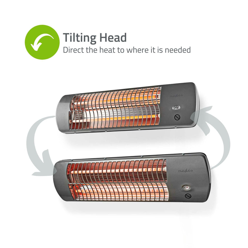 Nedis Wand-Heizlüfter fürs Bad – 1200 W / 2000 W