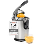 Princess Profi-Zitruspresse mit Hebel – Edelstahl, 300 W
