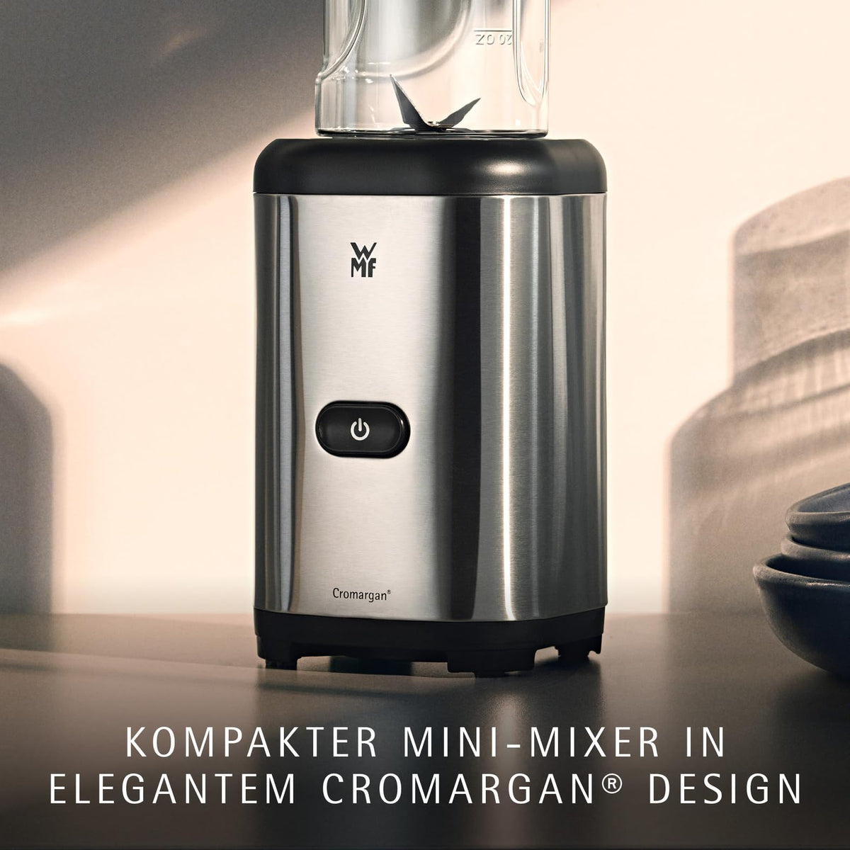 WMF Kult Mix & Go Smoothie Maker – 300 W, Trinkflasche 0,6 l