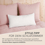 Musselin-Bettwäsche 135 x 200 cm – 100 % Baumwolle, 2-teilig