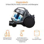 Beutelloser Zyklon-Staubsauger mit HEPA-Filter