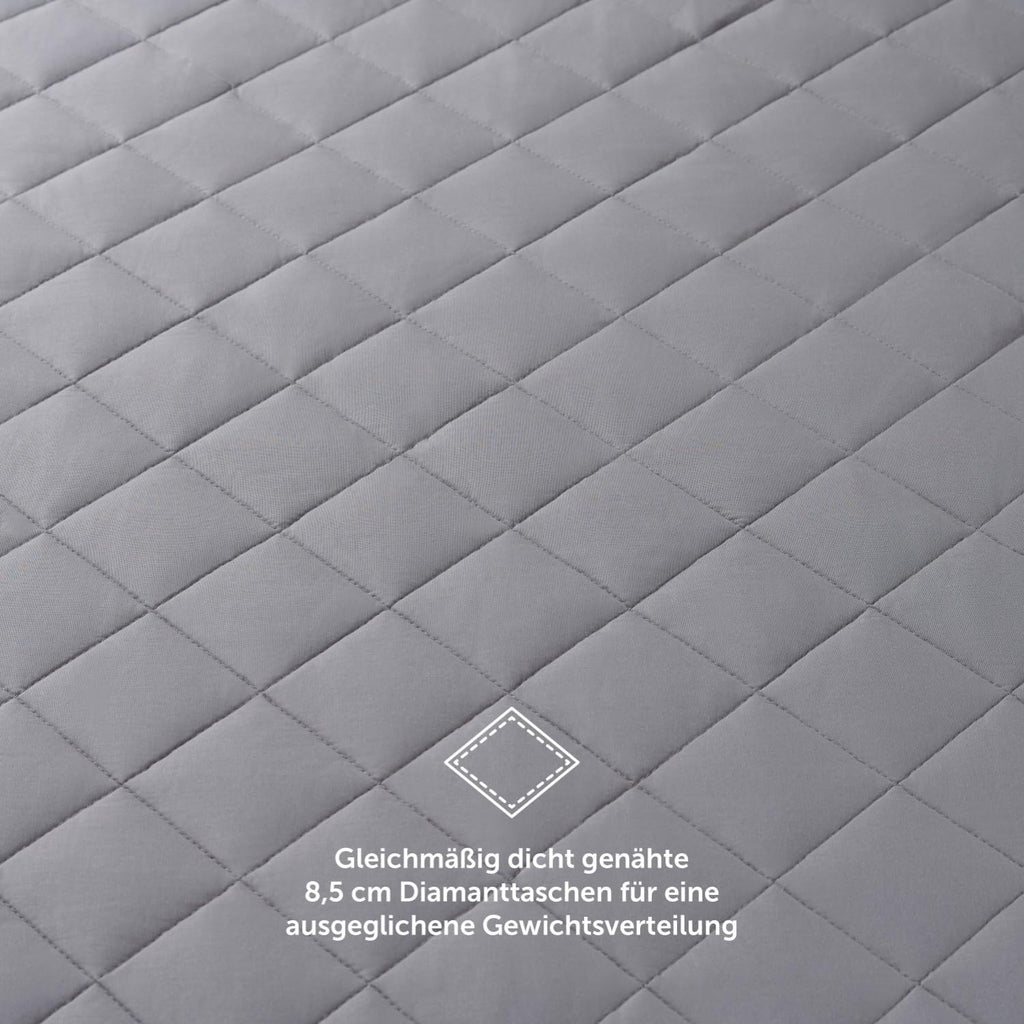 Blumtal Gewichtsdecke 135 x 200 cm – Bezug aus 100 % Baumwolle