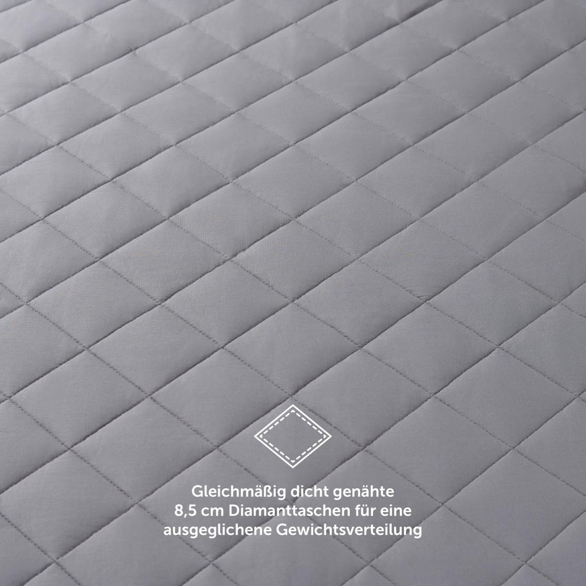 Blumtal Gewichtsdecke 135 x 200 cm – Bezug aus 100 % Baumwolle