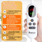 Heizdecke aus Flanell & Sherpa – 10 Stufen, Abschaltautomatik, waschbar