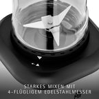 WMF Kult Mix & Go Smoothie Maker – 300 W, Trinkflasche 0,6 l