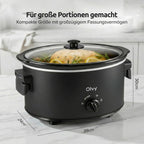 Slow Cooker 6 L für die ganze Familie