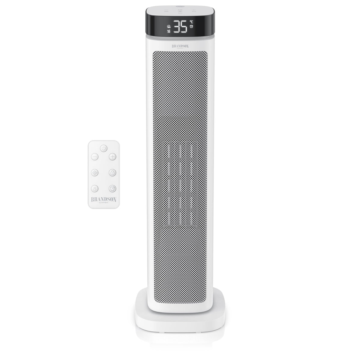 Brandson Keramik-Heizlüfter 2000 W – ECO-Modus, Oszillation, Fernbedienung