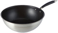 Edelstahl-Wok 28 cm mit Antihaftbeschichtung – induktionsgeeignet