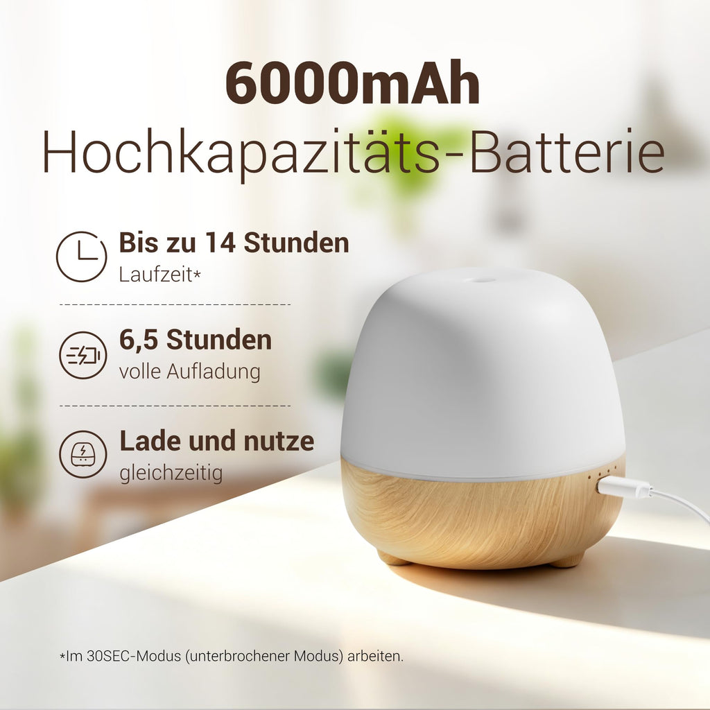 Kabelloser Aroma Diffuser mit Akku – 150 ml