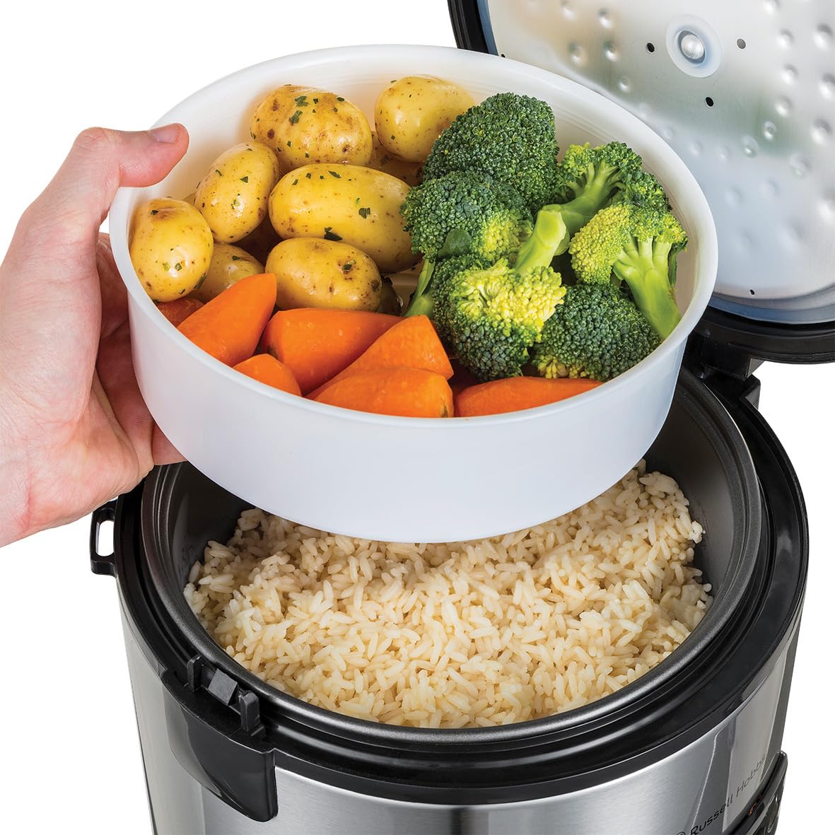 Russell Hobbs Reiskocher & Dampfgarer 2-in-1 – 1,2 L