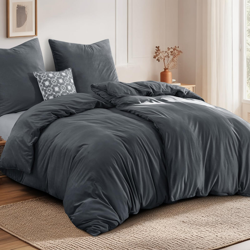 Teddy-Fleece-Bettwäsche 135 x 200 cm – 4-teilig, flauschig warm