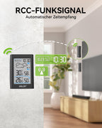Funk-Wetterstation mit Außensensor – Thermometer & Hygrometer