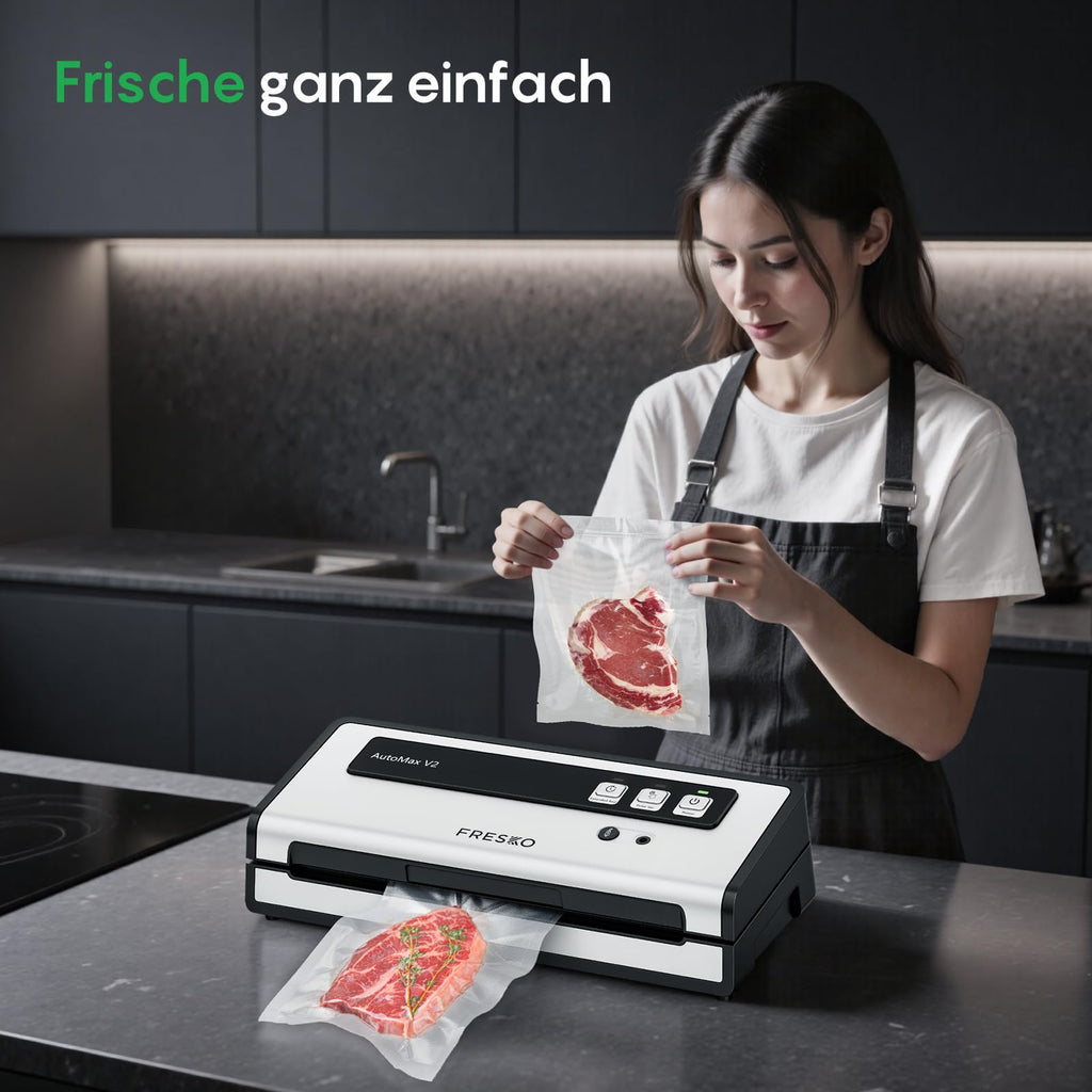 Vollautomatischer Vakuumierer – 140 W, 11 L/min, inkl. Starter-Set