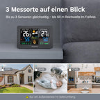 Funk-Wetterstation mit Farbdisplay & Außensensor