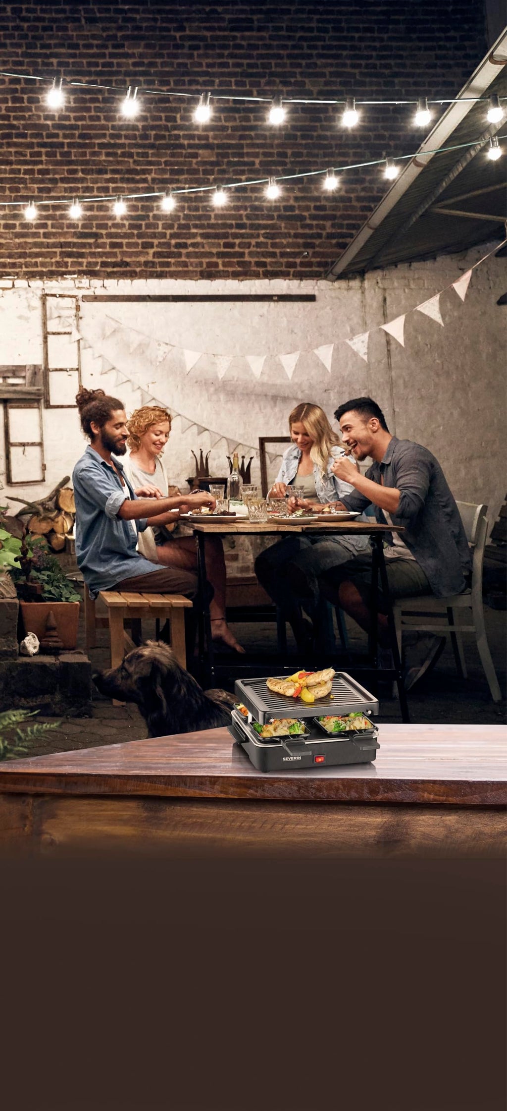 Severin Mini-Raclette für 4 Personen
