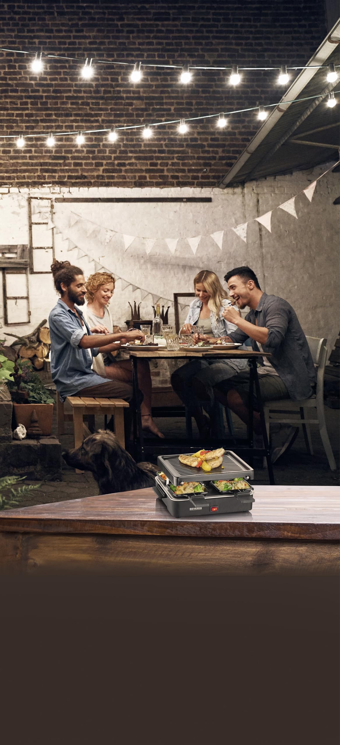 Severin Mini-Raclette für 4 Personen