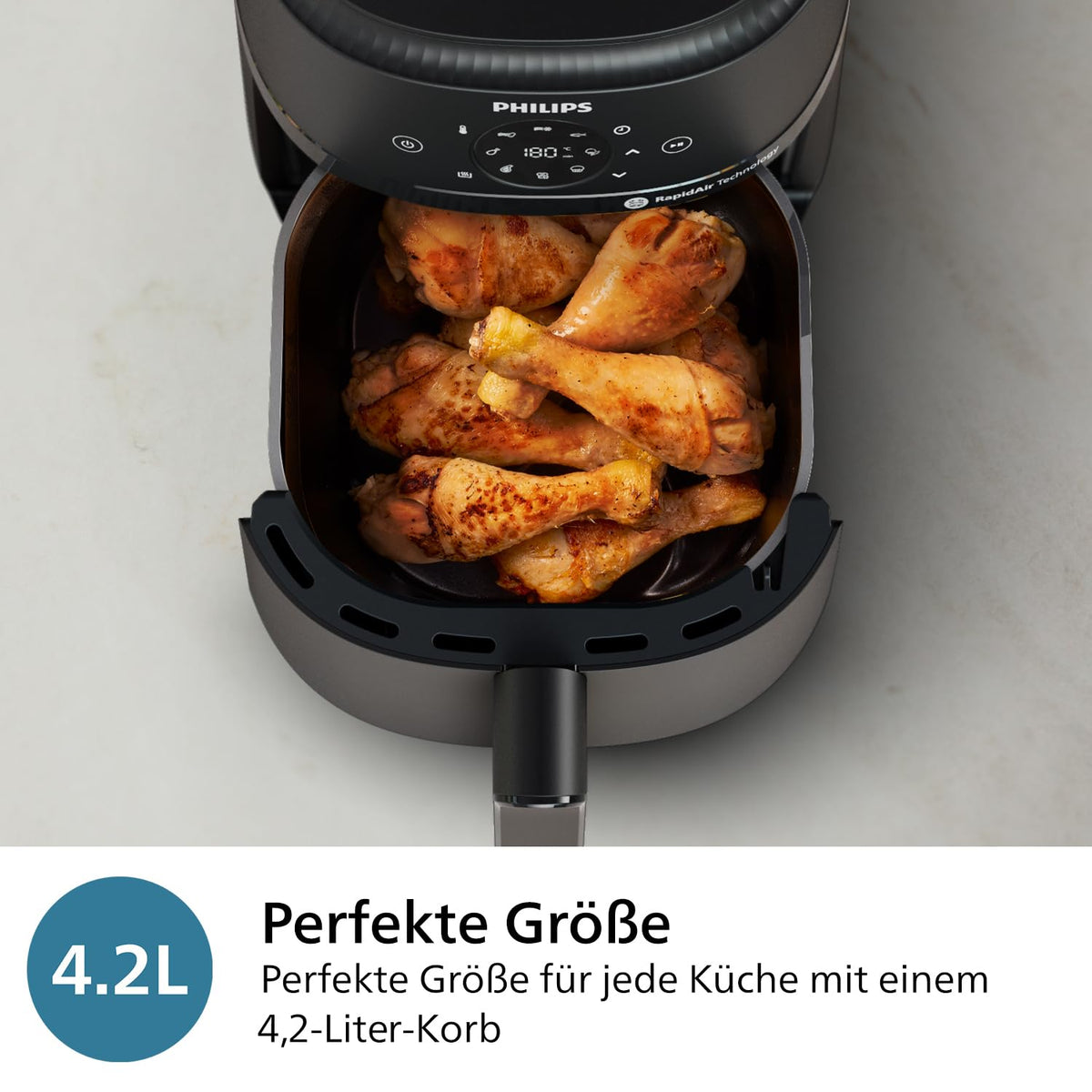 Philips Airfryer 2000 Serie – Heißluftfritteuse 4,2 L