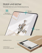Ganzkörperspiegel 120 x 40 cm – Wand- oder Türmontage