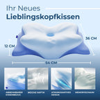 Derila Ergo Schmetterlingskissen – Memory Foam Nackenkissen