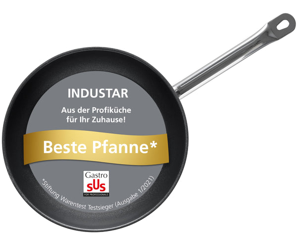 GastroSUS Industar Edelstahlpfanne 28 cm – Testsieger