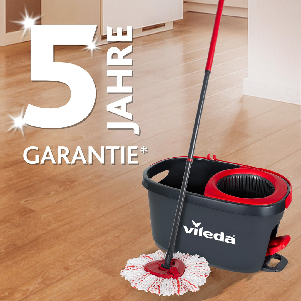 Vileda Turbo 3-in-1 Wischmop-Set mit Fußpedal