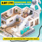 Hand-Dampfreiniger 1050 W mit 12-teiligem Zubehör