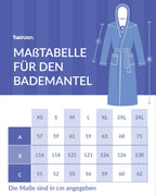 Herren-Bademantel aus Frottee mit Kapuze – 100 % Baumwolle, Oeko-Tex